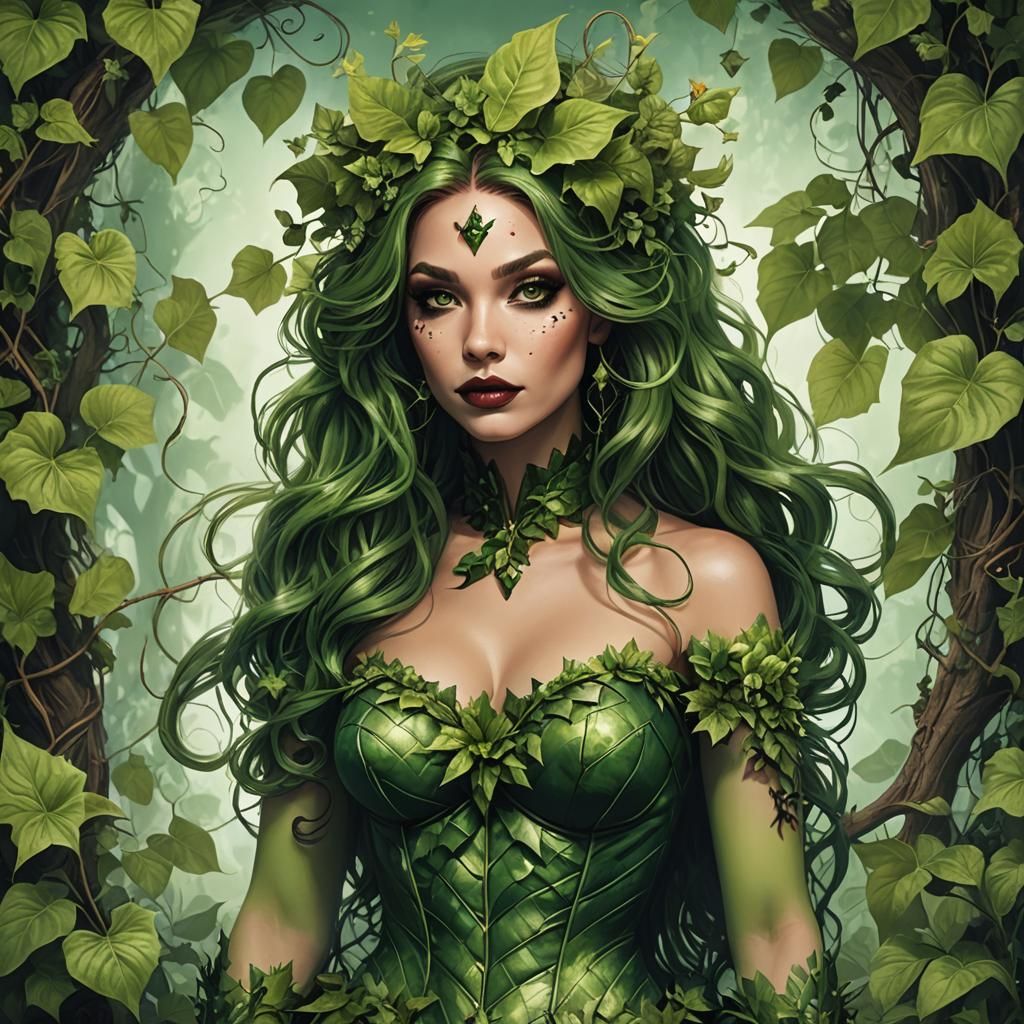 Luxurious Libra Woman as Poison Ivy