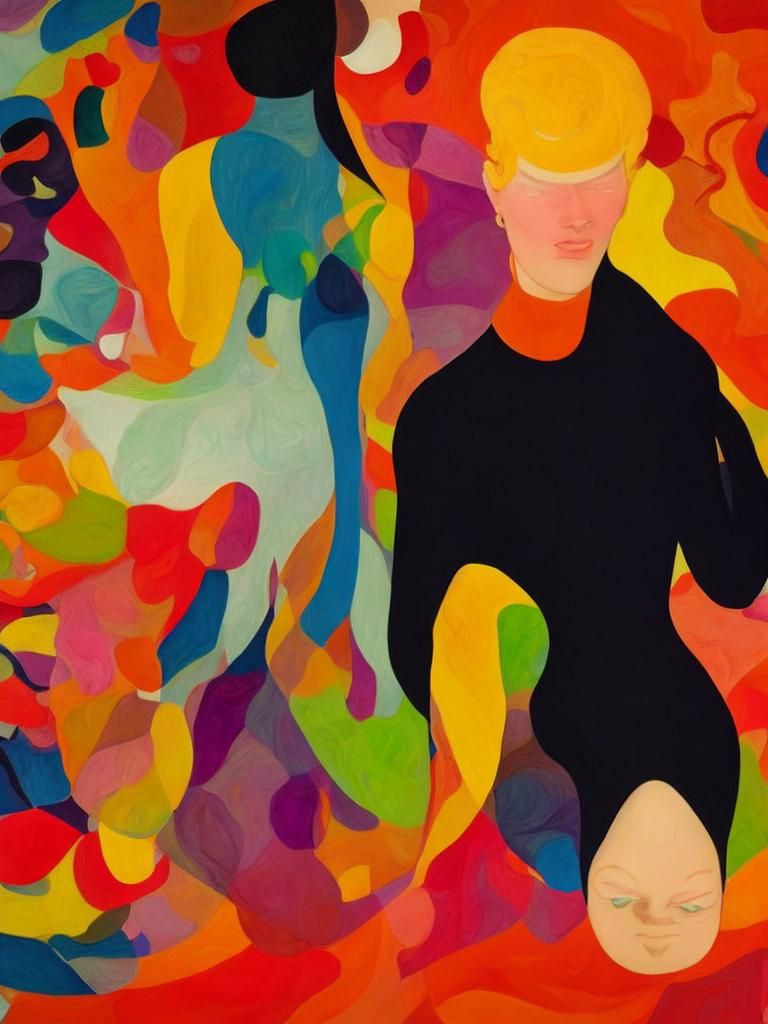 Intricate Nature Painting with Radiant Light and Particles