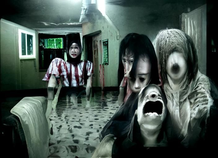 AI Generated Horror Movie Scene