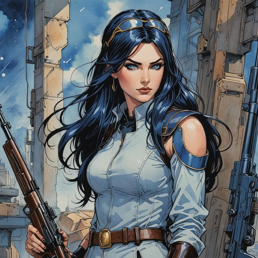 Caitlyn Kiramman from Arcane in Manara Style