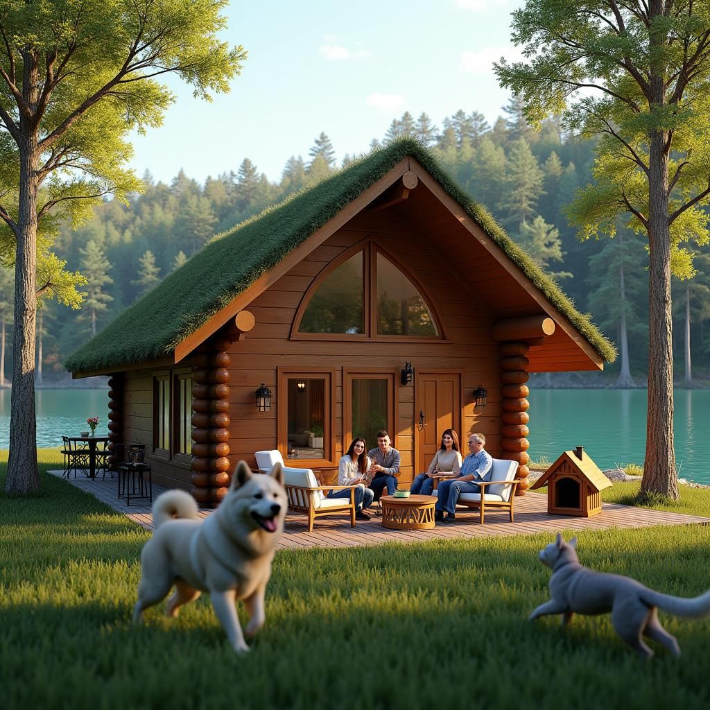 Cozy Cabin Retreat by Lake in Lush Forest