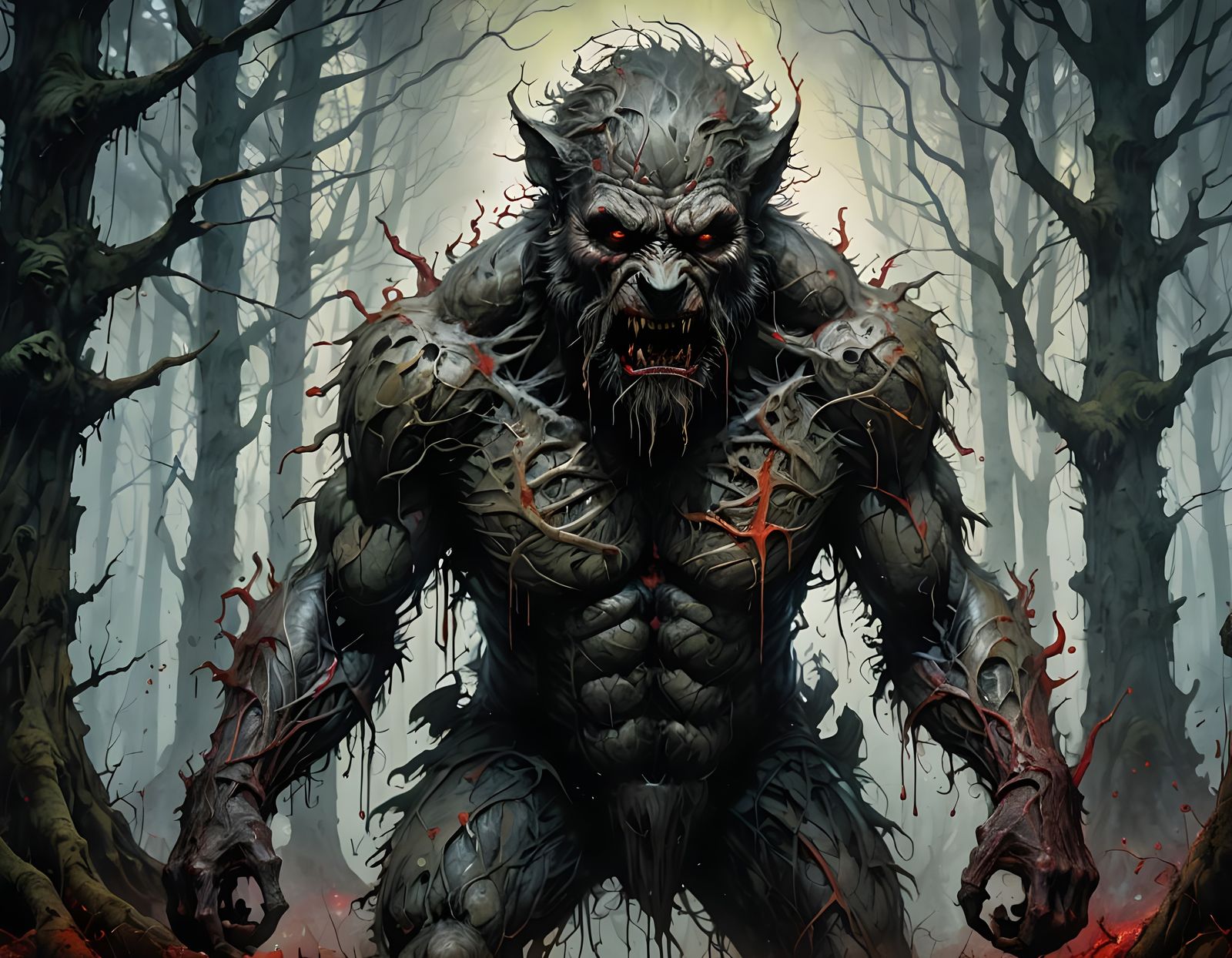 Ethereal Wolfman Embarks on a Dark Forest Odyssey