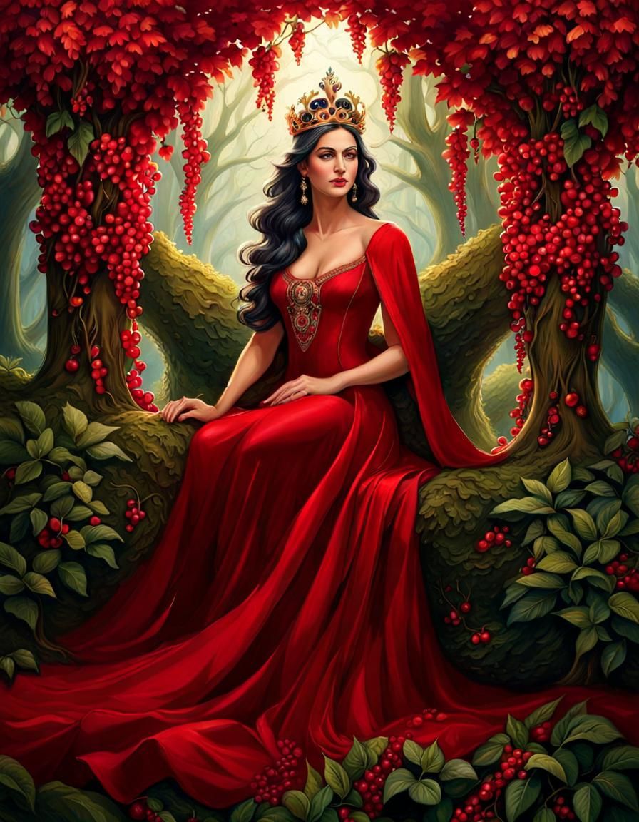 Woodland Goddess in Ethereal Fantasy Style