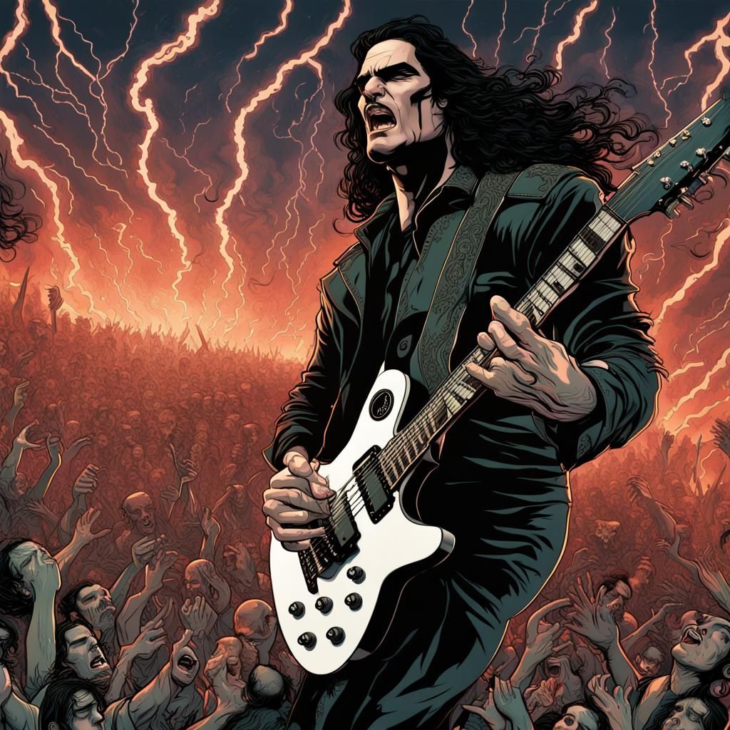 Infernal Concert: Rock Star in Hell, Illustrated