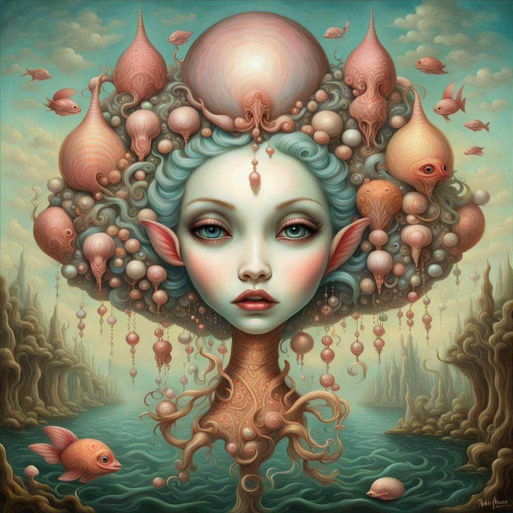 Mystical Oyster: Lowbrow Fantasy Art