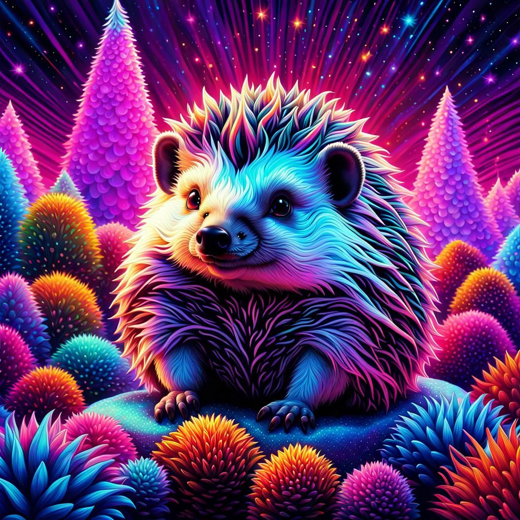Vaporwave Hedgehog