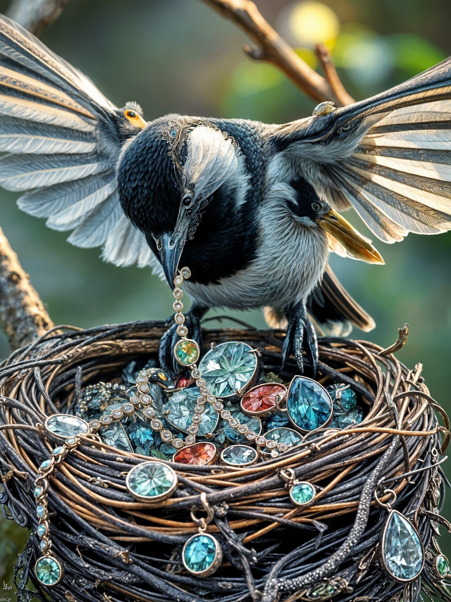 The magpie's nest