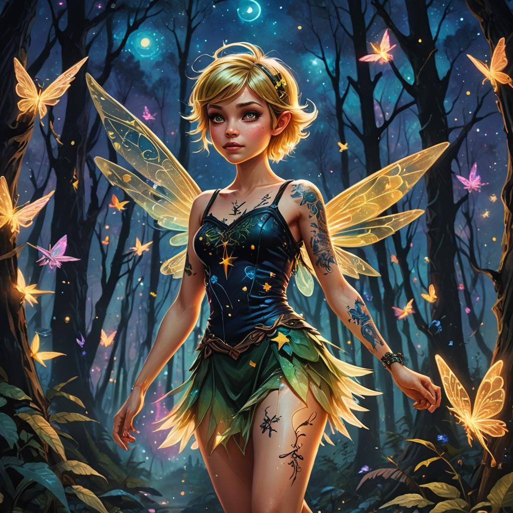Emo Tinkerbell
Body tattoos