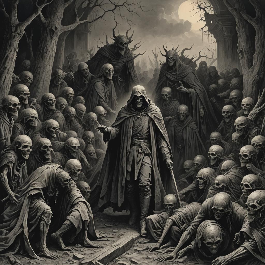 Horrific Vision in the Style of Gustave Doré