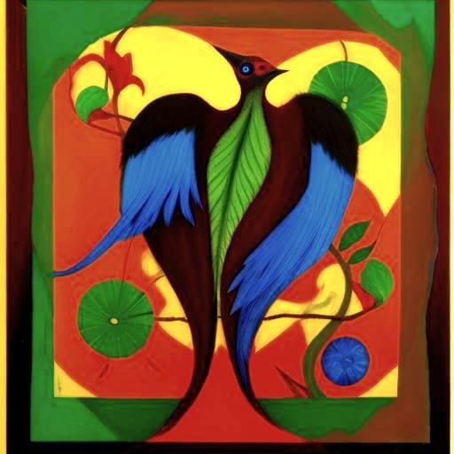 Vibrant Meadow: Flamboyant Splendor in Grass