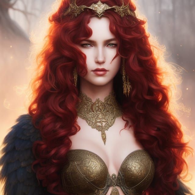 Aerin Firehair: Dragon Killer Portrait in Hyperrealism