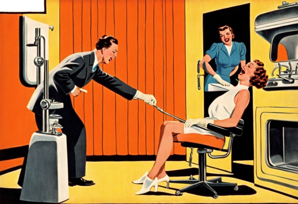 The Dental Hygienist Laughs While the Sadistic, Crazed Denti...