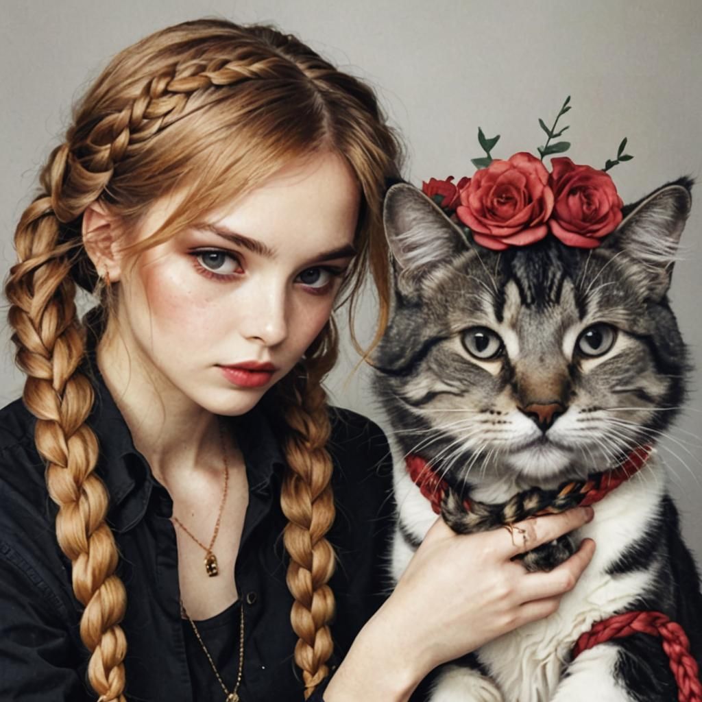 Cats and Plaits: An AI Interpretation