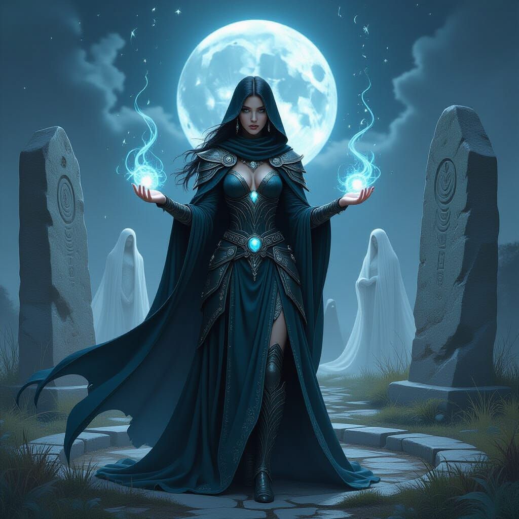 Haunting portrait