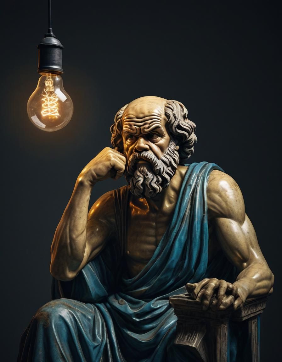 And so Socrates invented the light bulb