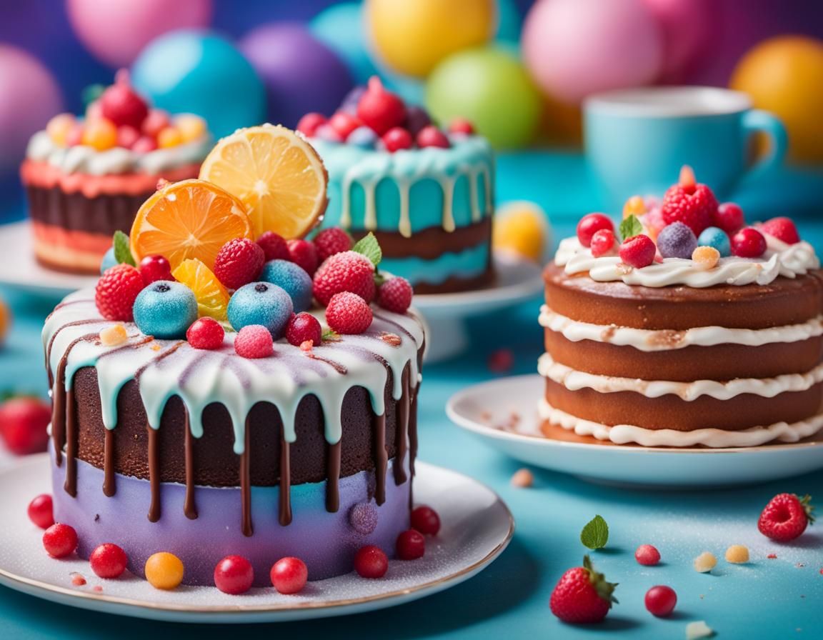 Hyperrealistic Imperfect Cakes in Professional Photography S...