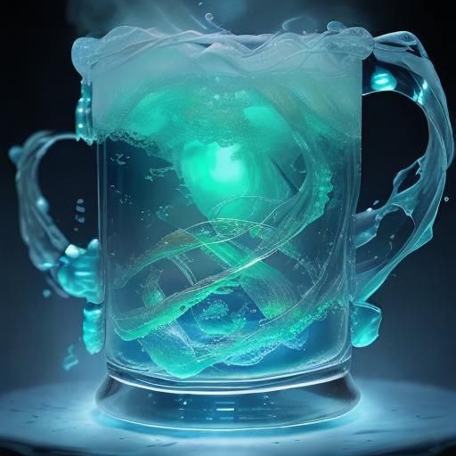 Ominous Bioluminescent Creature with Deadly Eyes