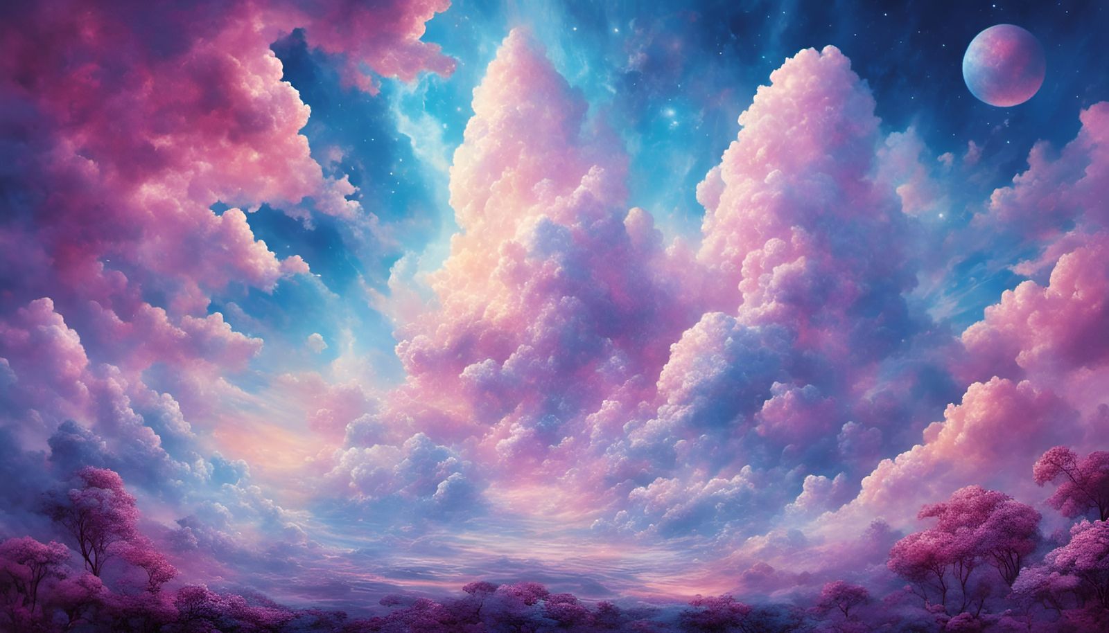 Cotton Candy Clouds