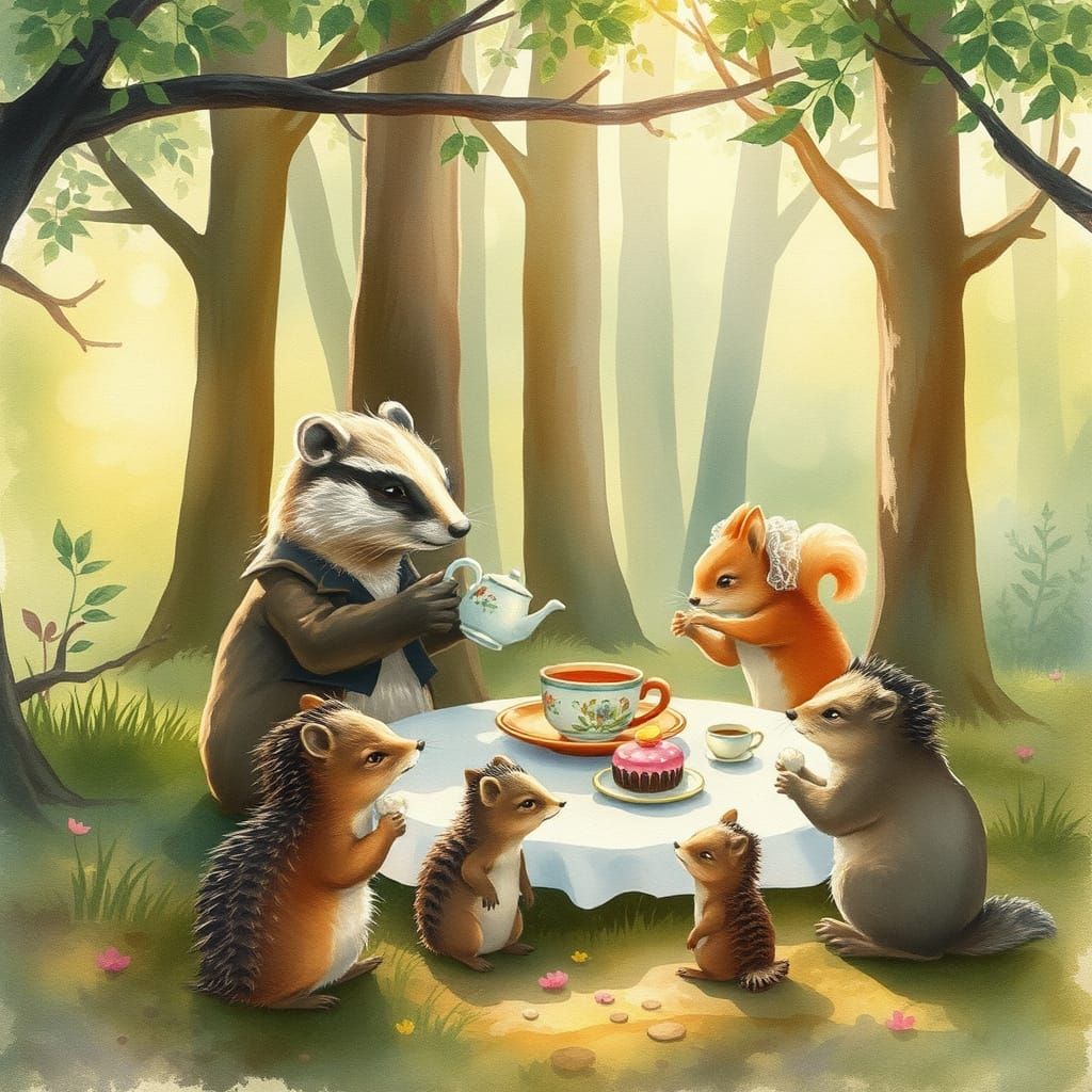 Woodland Whimsy: A Tea Party Among Friends