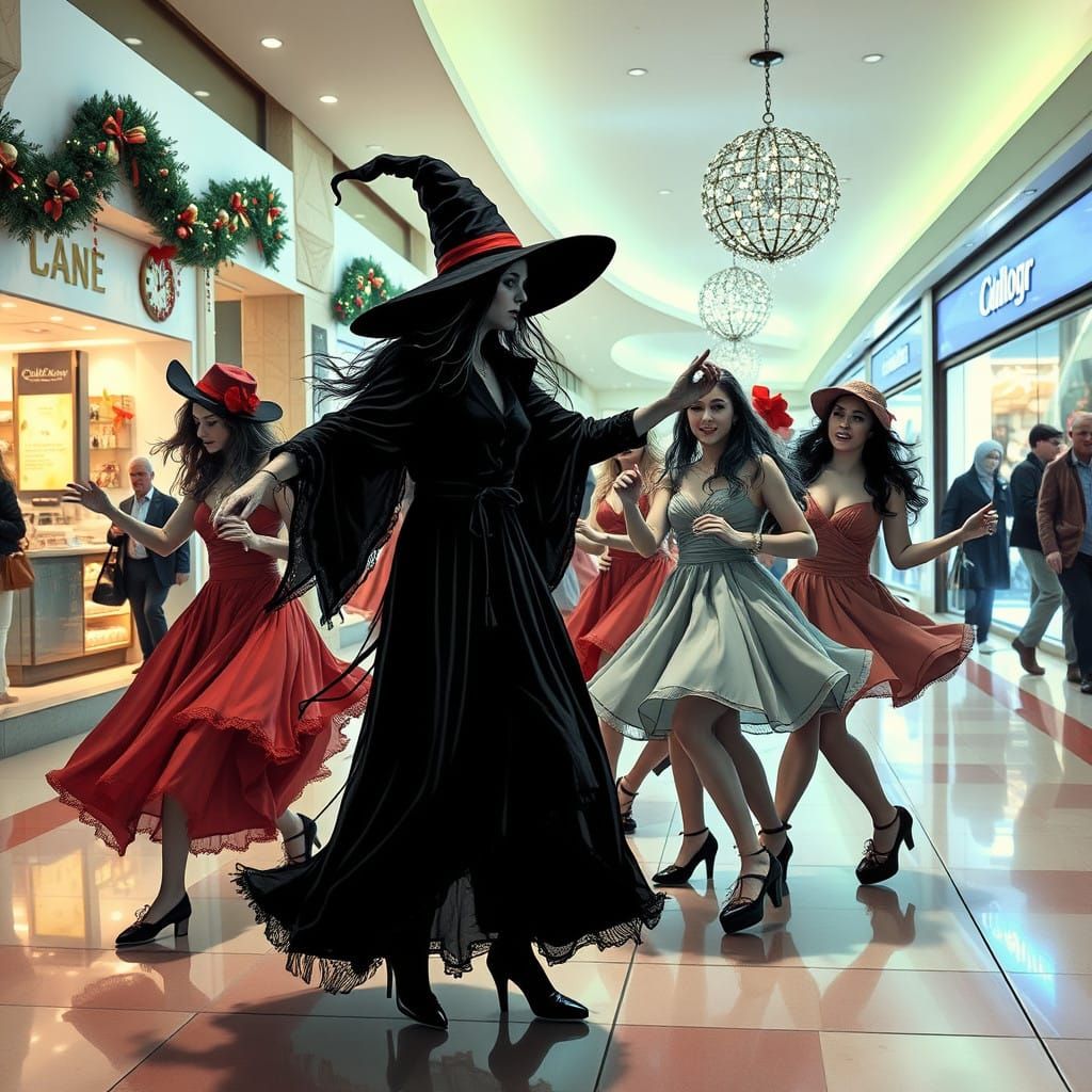 The Dancing Witch's Mysterious Curse in a Shopping Center at...