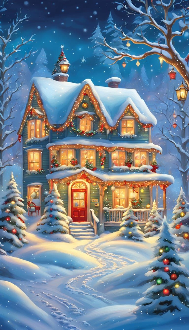 Christmas Eve landscape