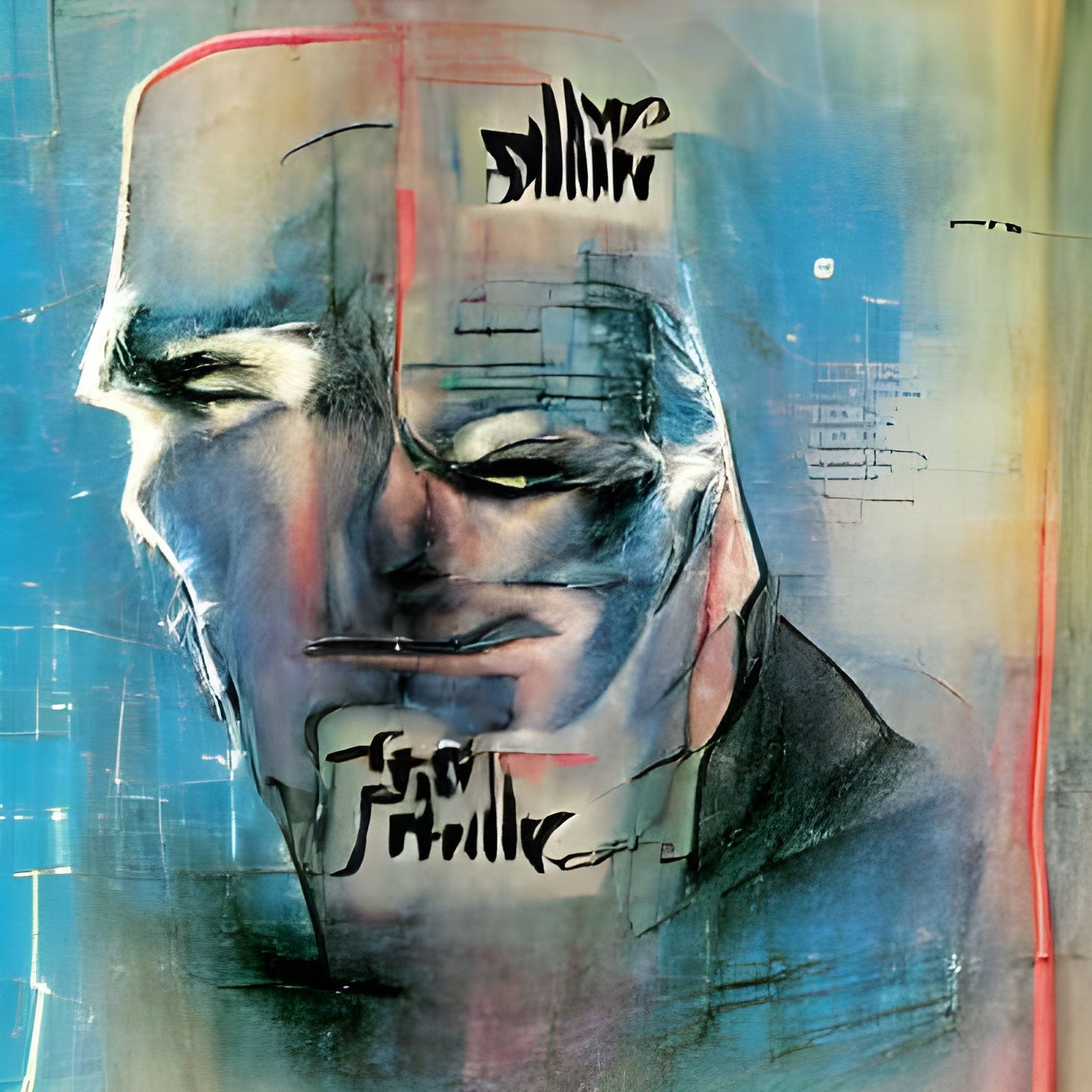 Steve in Frank Miller Comic Style