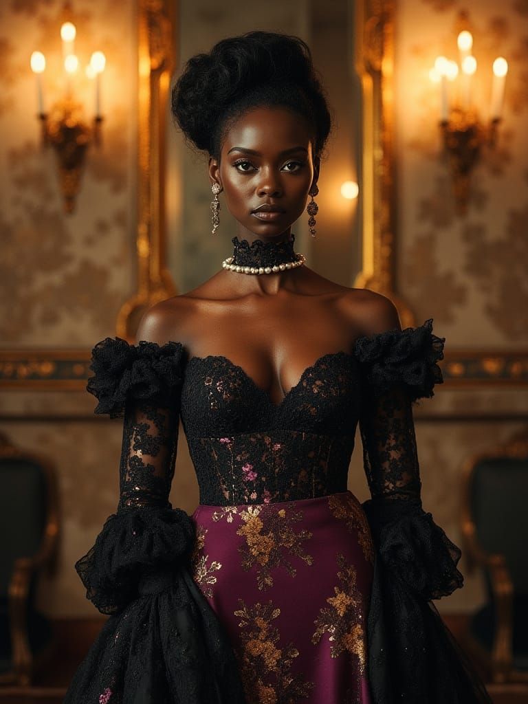 Gilded Age Portrait of Elegant Woman