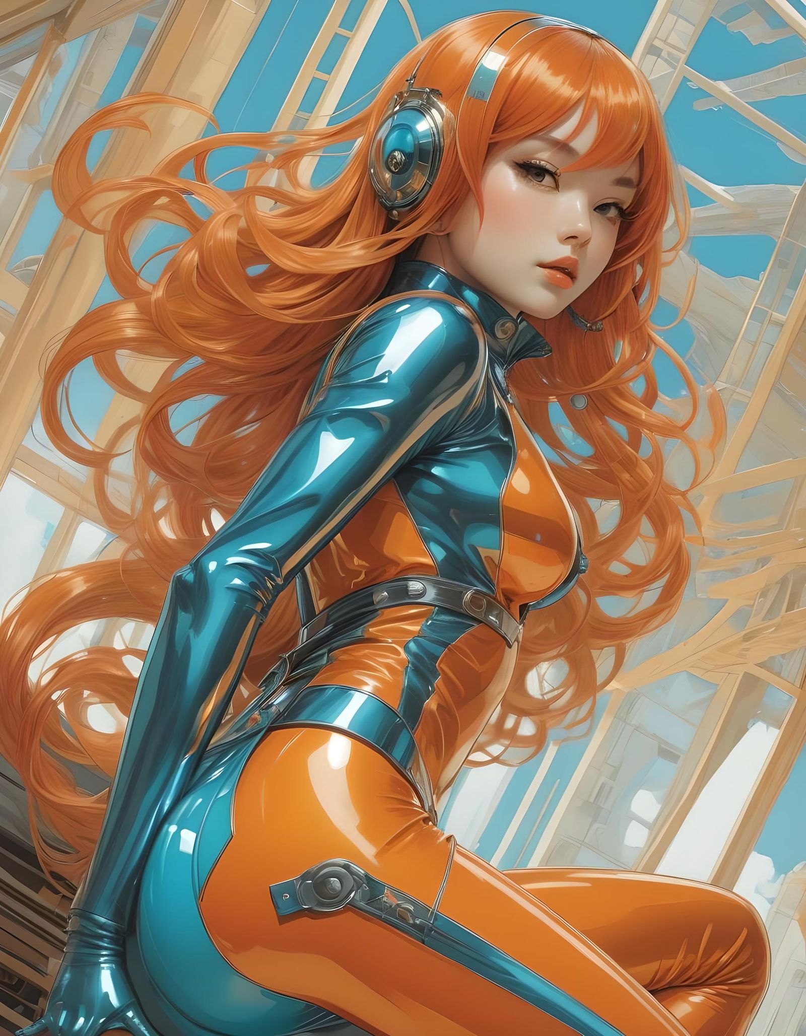 Roller Coaster Cyber Girl