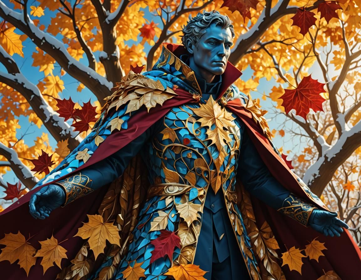 Surreal Autumn God Reveals Winter Landscape