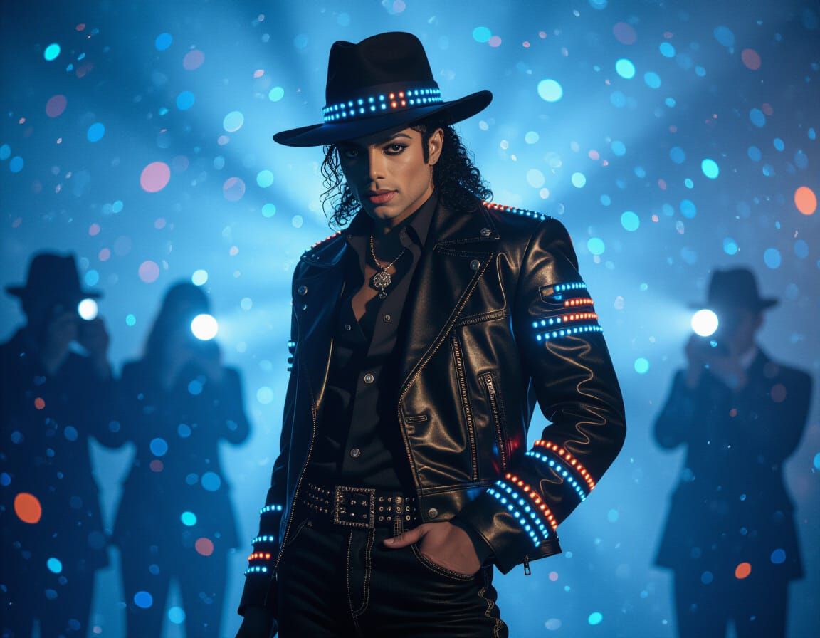 Michael Jackson Smooth Criminal in Photorealistic Lighting
