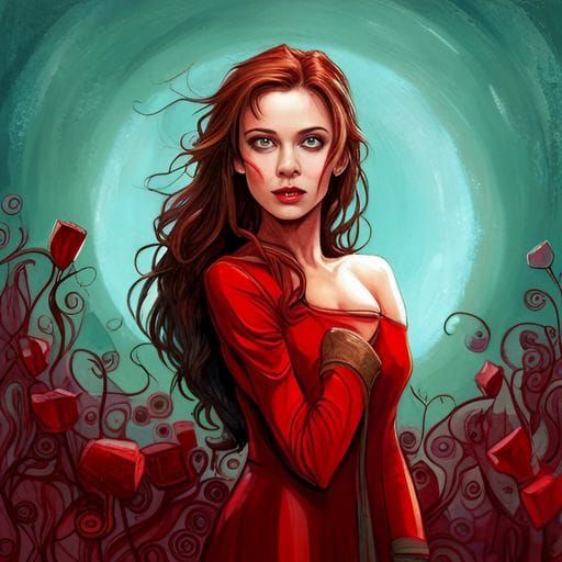 Charming AI-Generated Cute Portrait