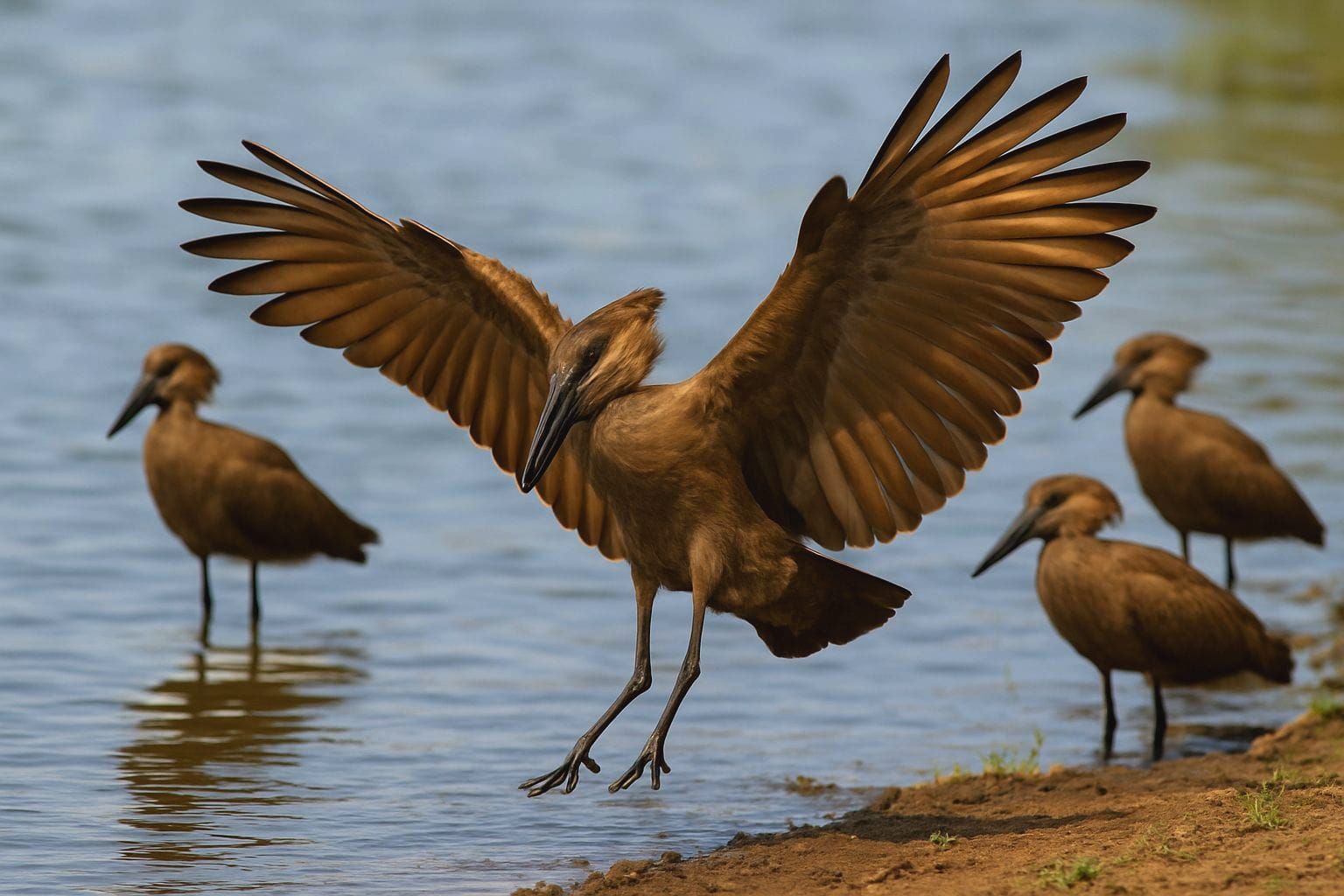 A Group of Hamerkops