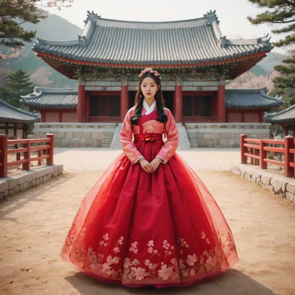 Traditional Korean hanbok