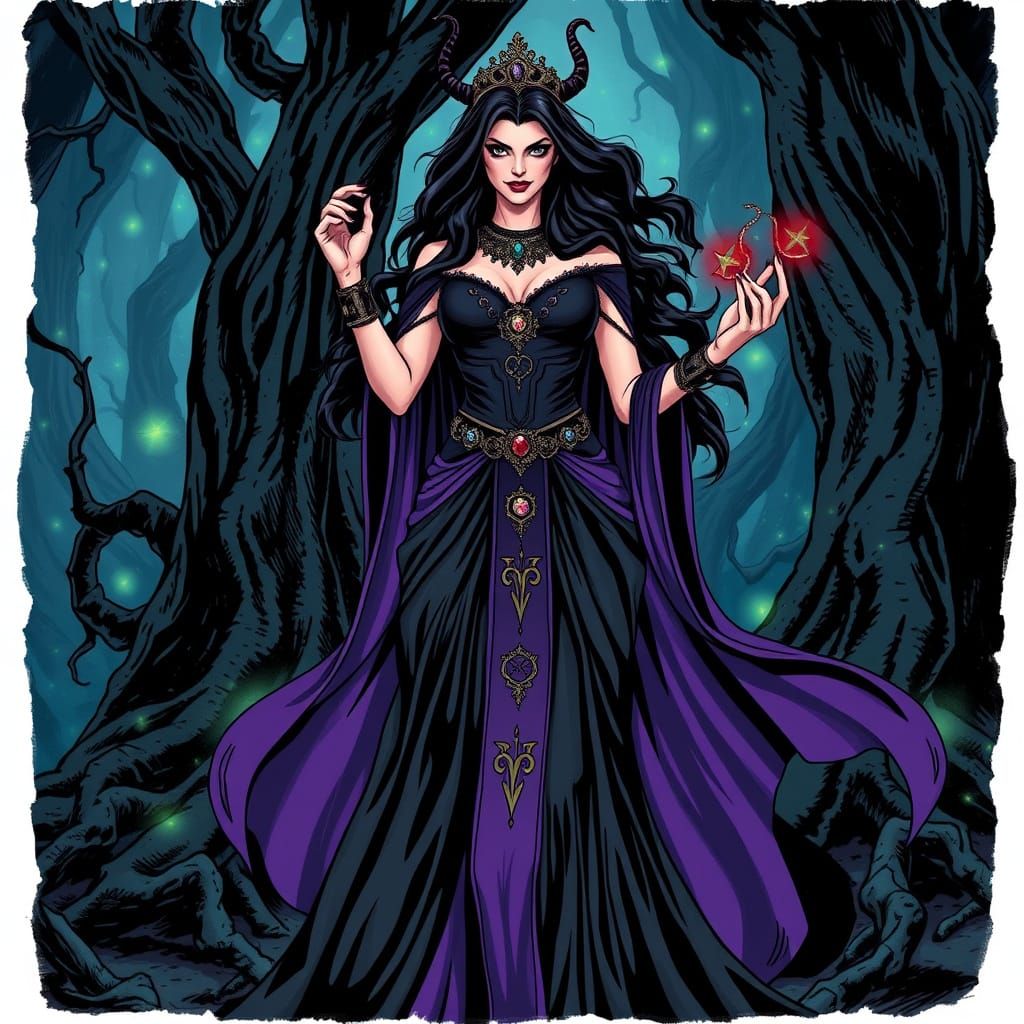 Dark Sorceress Circe Unleashes Magic in a Haunting Comic Boo...