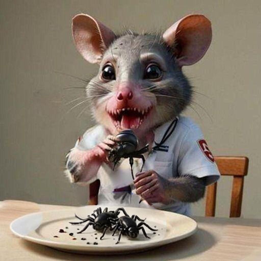 Disturbing Close-Up of Black Ticks on a Plate