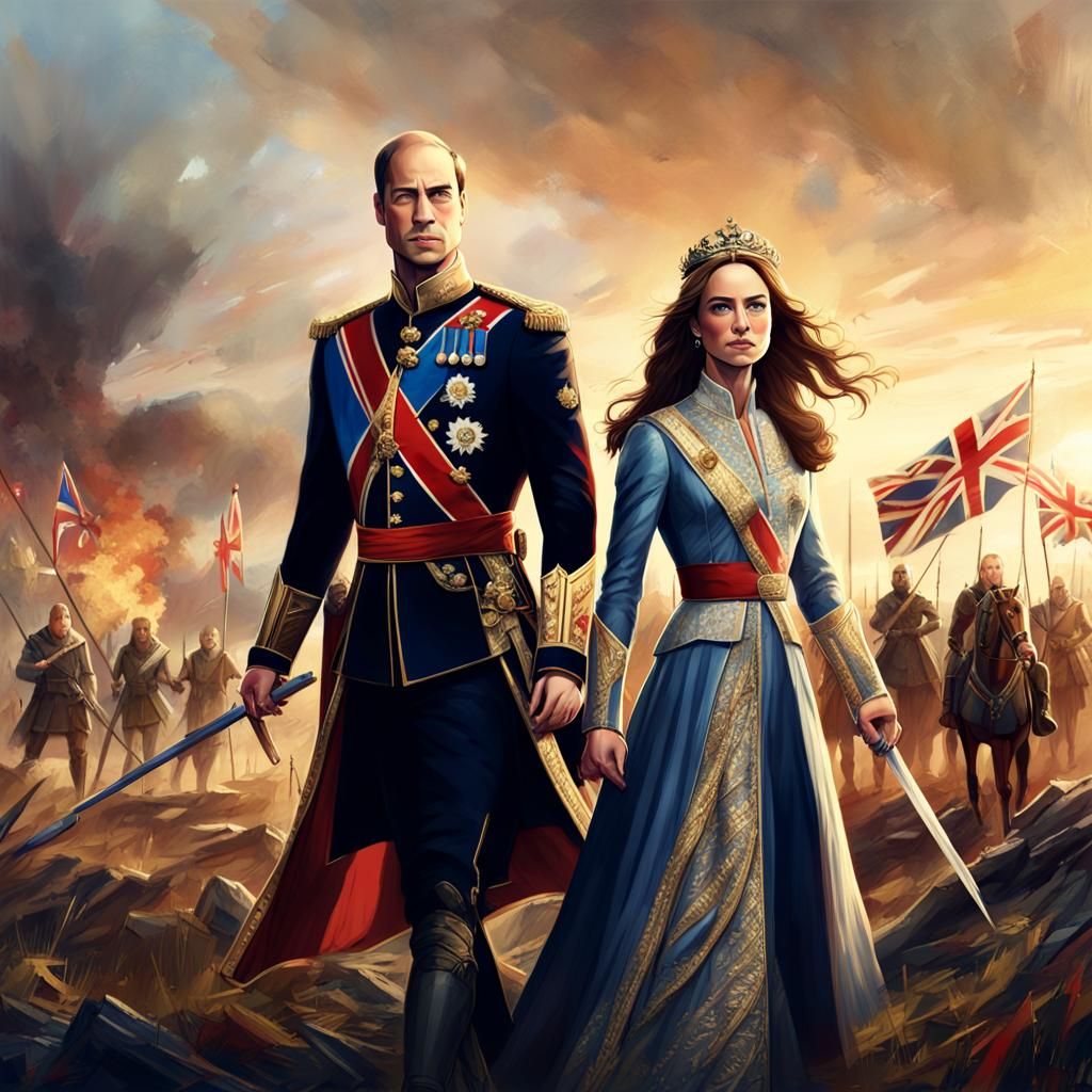 Prince William and Catherine in Battlefield Concept Art