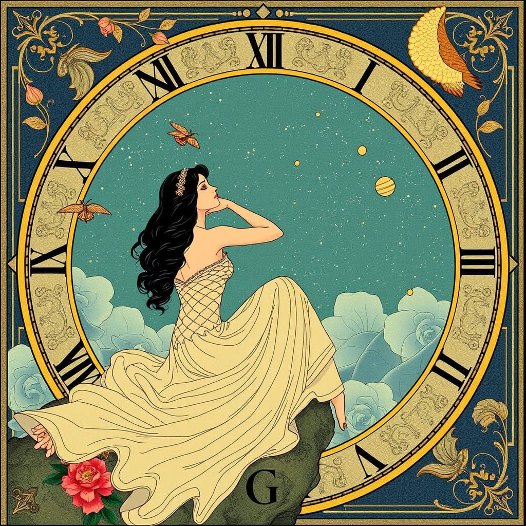 Ethereal Art Nouveau Dreamscape