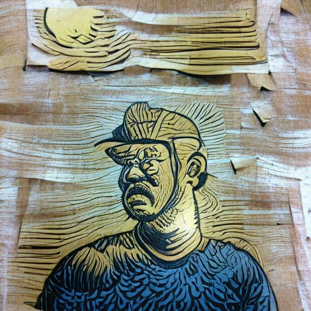 Classic AI Generated Woodcut Illustration