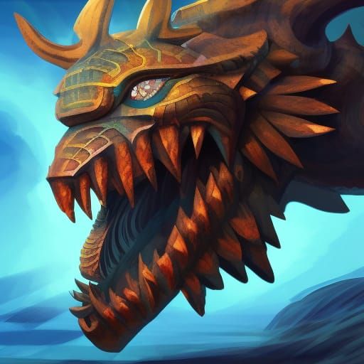 Hyperrealistic Ancient Greek Monster Concept Art