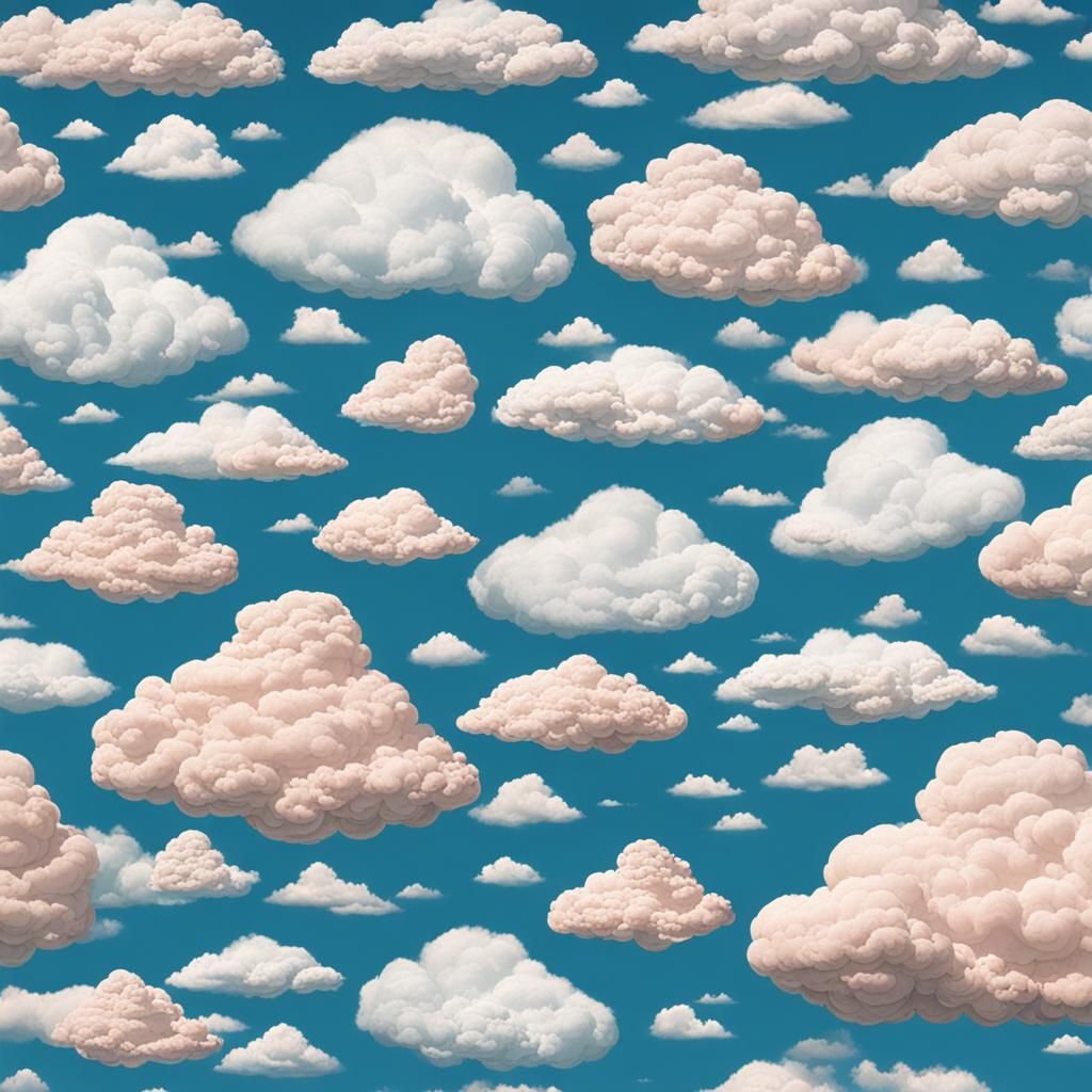 Surreal Clouds Resembling Women in the Sky