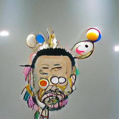 Pop Art Fusion Inspired by Basquiat