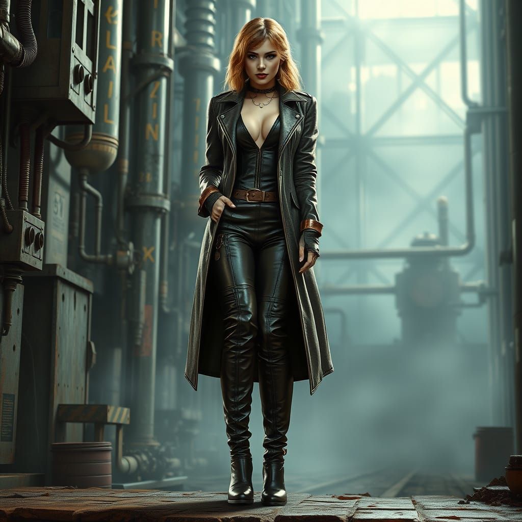 Steampunk Siren in Victorian Elegance