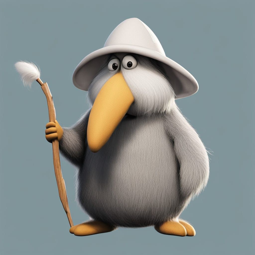 Whimsical Moomin Womble Creature