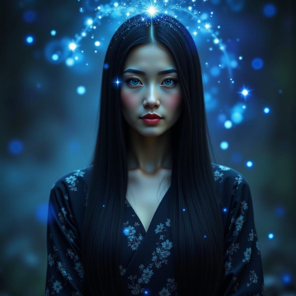 Goddess of Night in Dark Fantasy Art