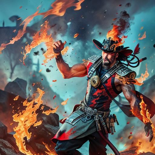 AI Generated Fire Image