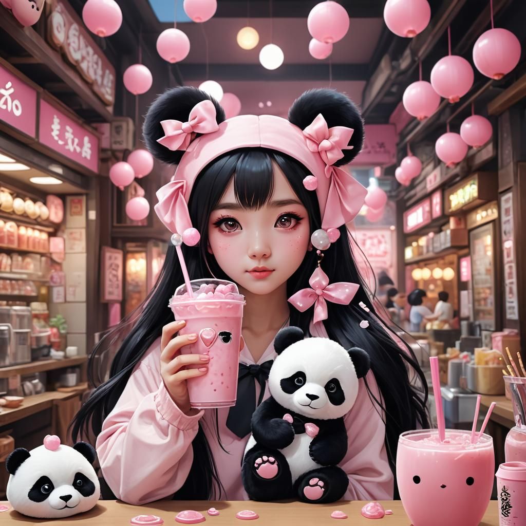 Kawaii Panda Girl