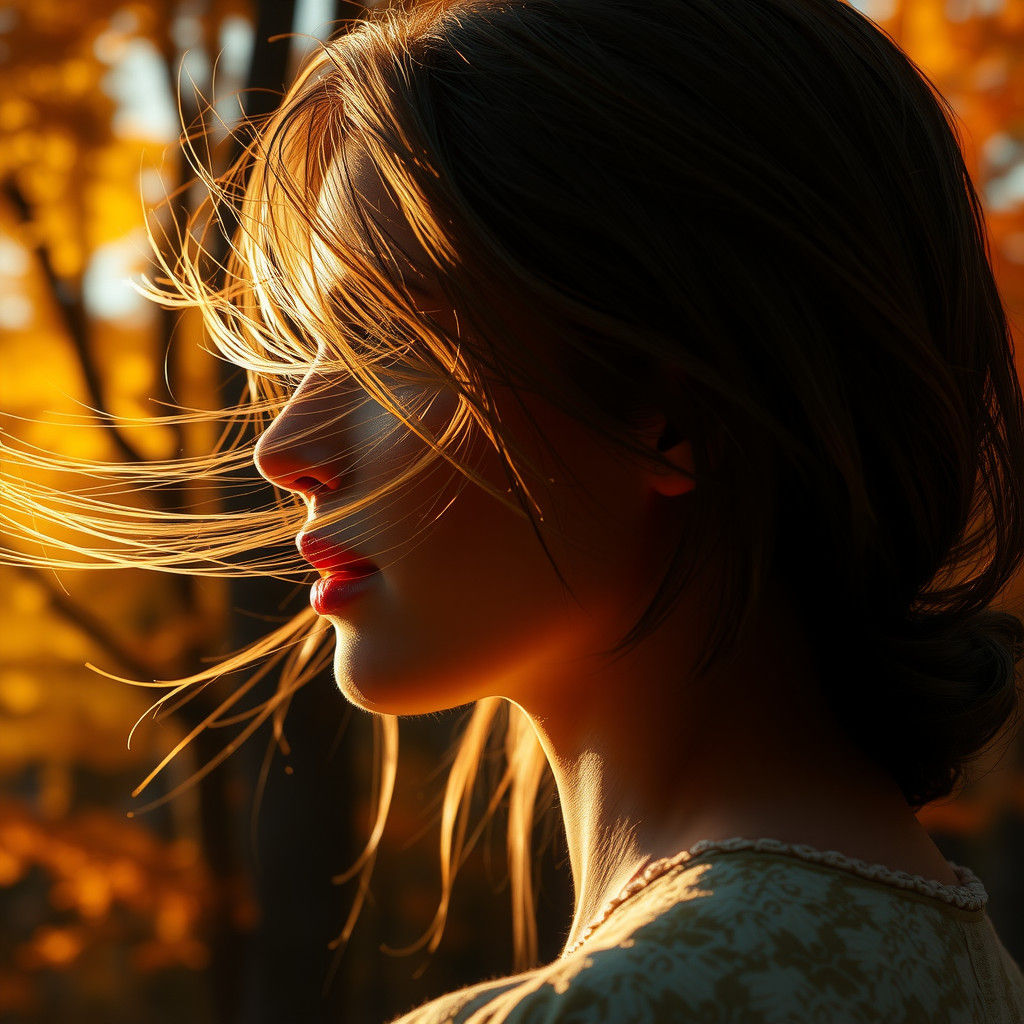 Autumn Woman Portrait in Unreal Engine 5