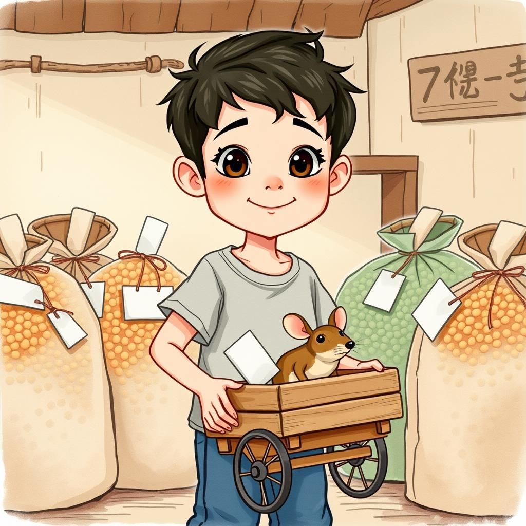 A realistic, natural, cartoon child with completely human features, but a bright white drawing with clear, thin, polishe...