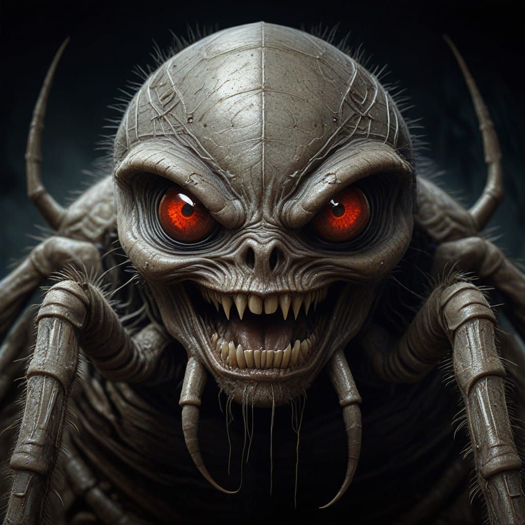 Grotesque Tarantula Hybrid Exudes Malevolent Presence