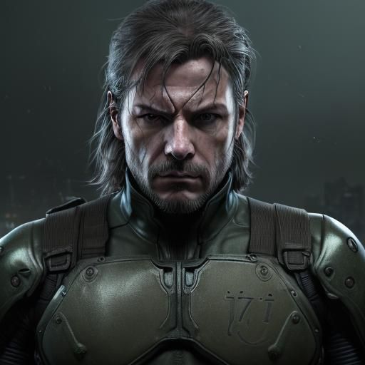 Snake vs Zombies: Hyperdetailed Concept Art Portrait